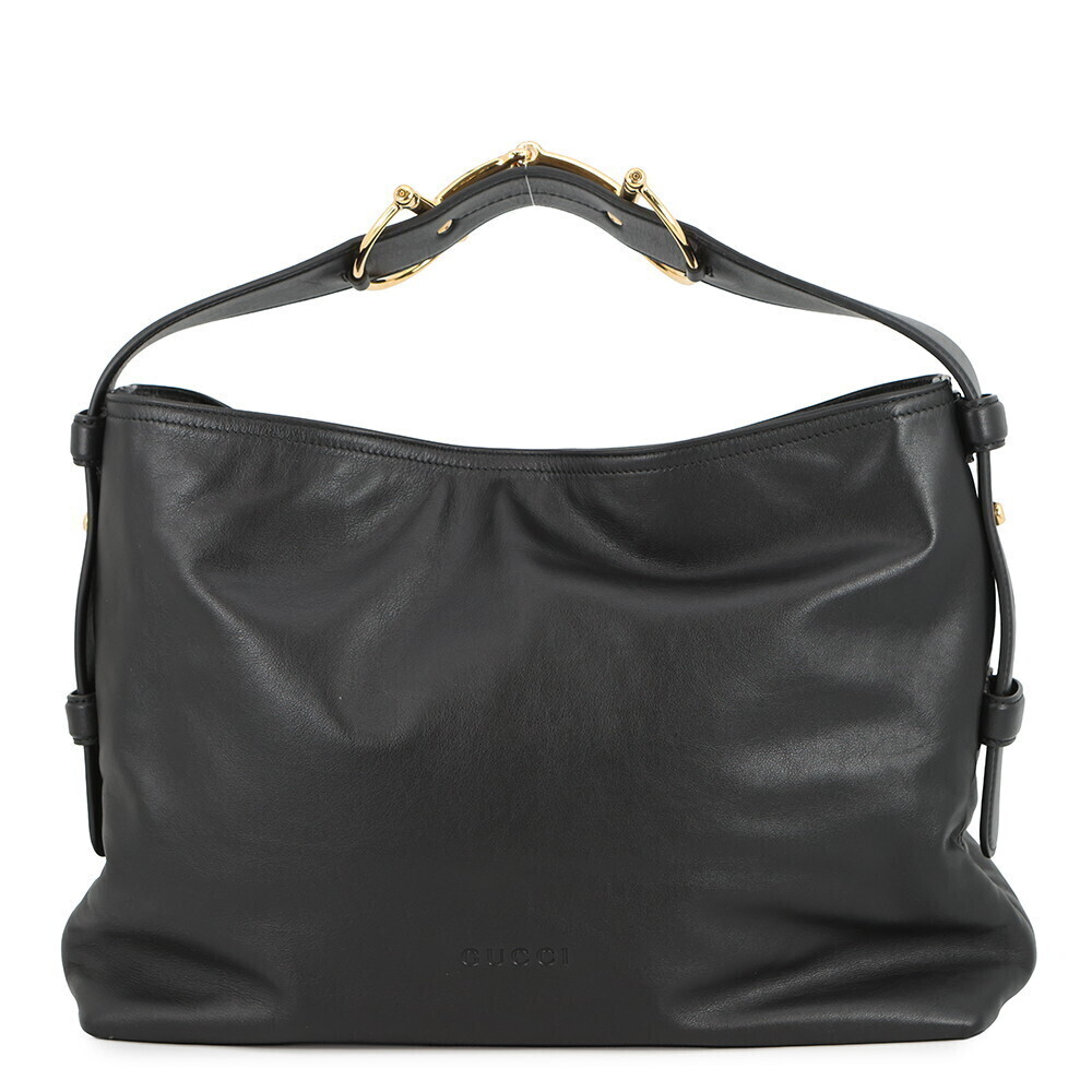 Gucci Beatrix Leather Tote Bag Black